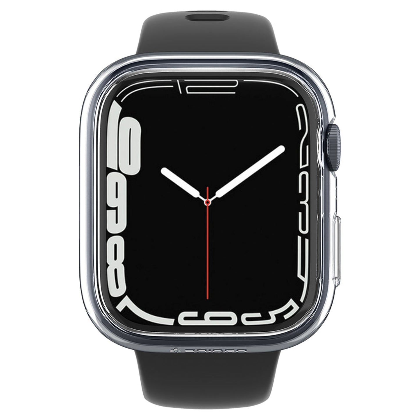 Spigen Thin Fit Case for Apple Watch Series 7 ( 41mm ) - Crystal Clear (Barcode: 8809811857726 ) - Forexengineer -Malaysia- 8809811857726