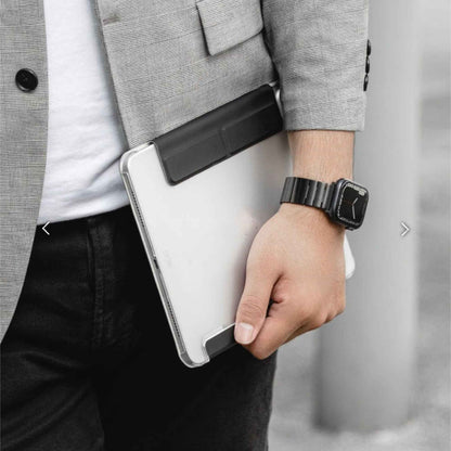 SwitchEasy Origami Nude for iPad Pro 11" ( 2022 - 2020 - 2018 ) - iPad Air 10.9" ( 2022 - 2020 ) - Flexi-Folding Folio Clear Case - Starlight (Barcode: 4895241108587 )