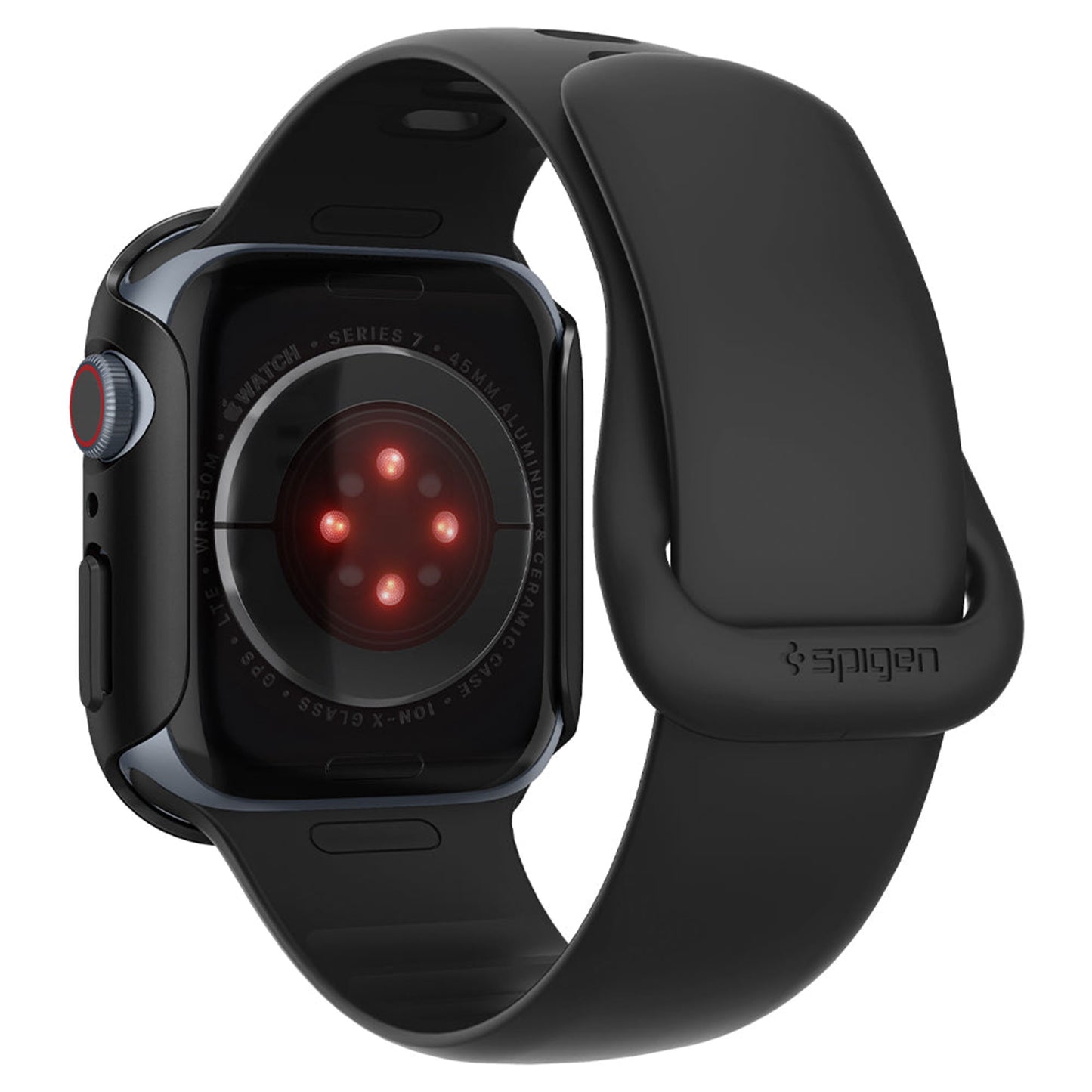 Spigen Thin Fit Case for Apple Watch Series 7 ( 45mm ) - Black