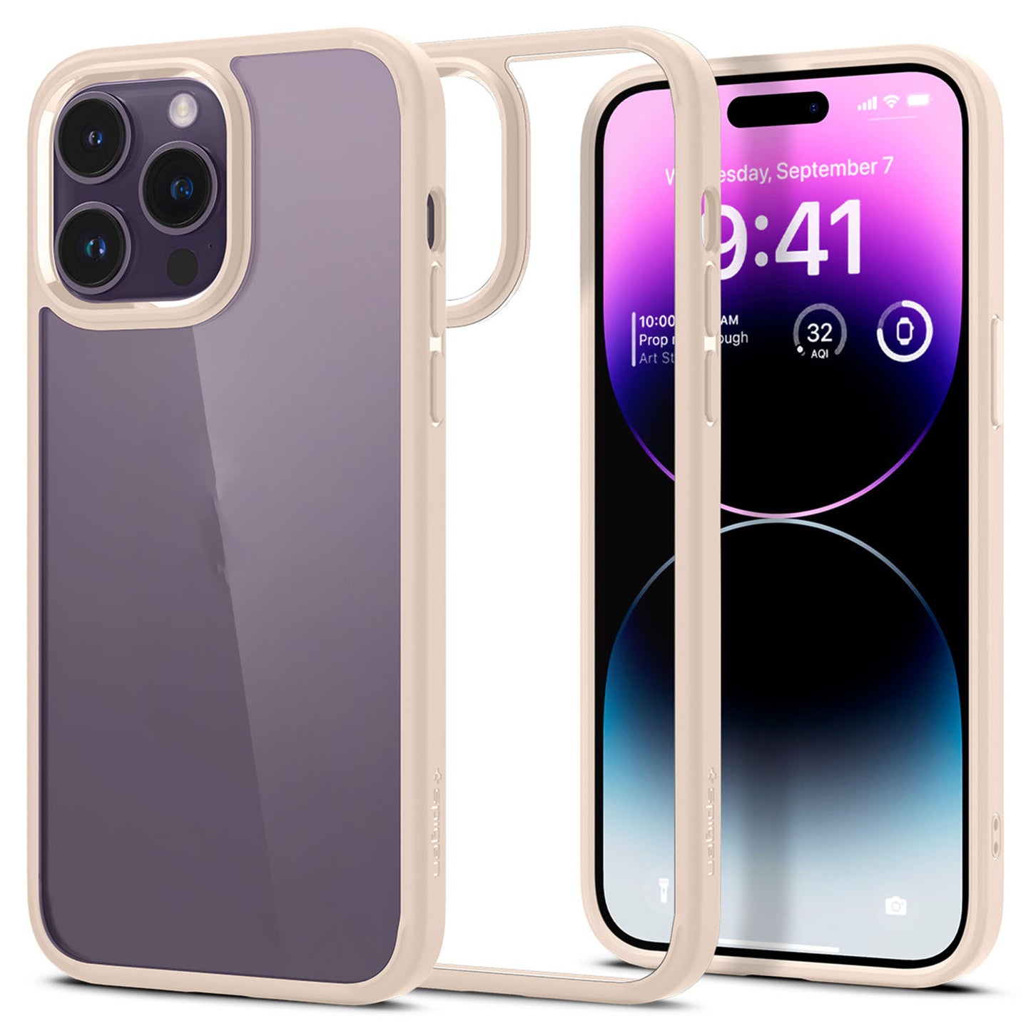 Spigen Ultra Hybrid for iPhone 14 Pro Max - Sand Beige (Barcode: 8809811863505 )