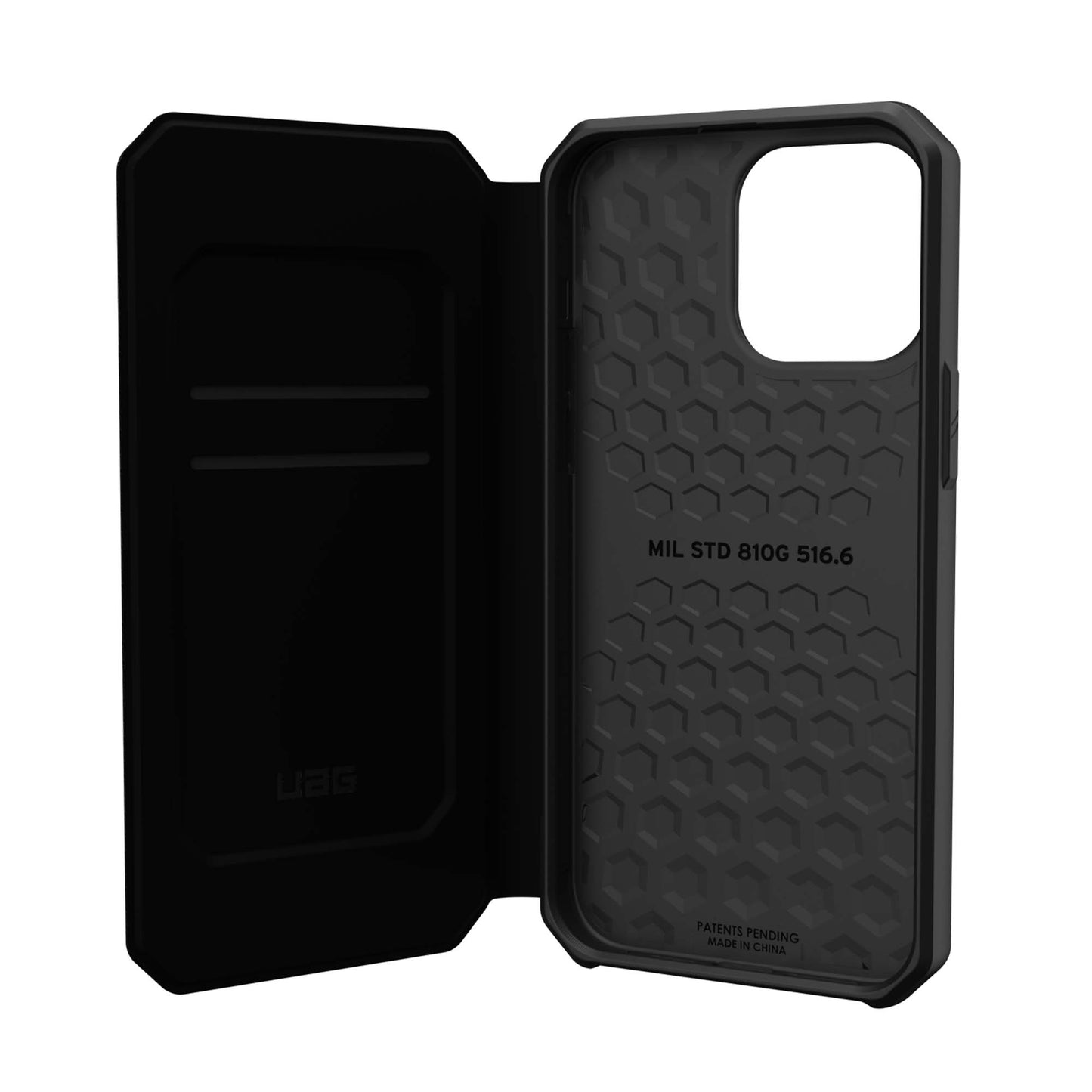 UAG Metropolis for iPhone 14 Pro Max - Folio Case - Kevlar Black