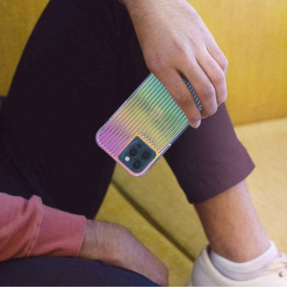 Case-Mate Tough Groove for iPhone 13 Pro Max 6.7" 5G with Antimicrobial - Iridescent (Barcode: 840171708769 )
