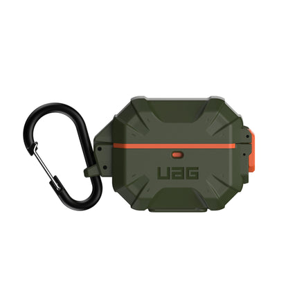 UAG Pathfinder for Airpods Gen 3 - 3rd Gen 2021 - Water Resistant Case - Olive-Orange - Forexengineer -Malaysia- 840283900075