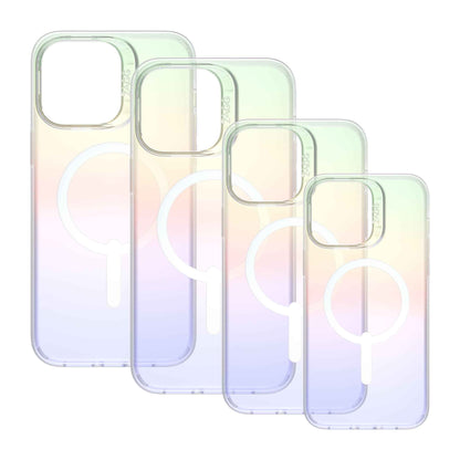 ZAGG Iridescent Snap for iPhone 14 Pro - Magsafe Compatible Case - Matte Iridescent