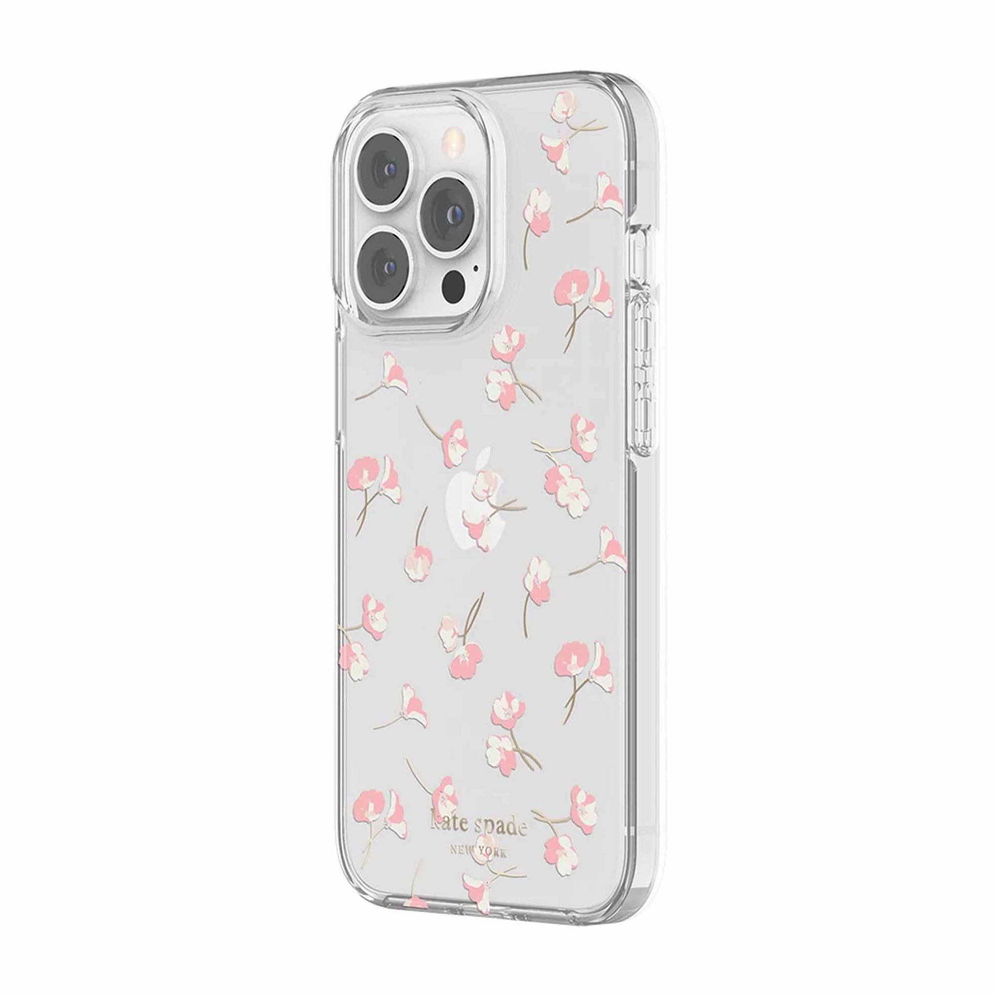 Kate Spade New York Protective Hardshell Case for iPhone 13 Pro 5G Falling Poppies (Barcode: 191058145499 ) - Forexengineer-malaysia