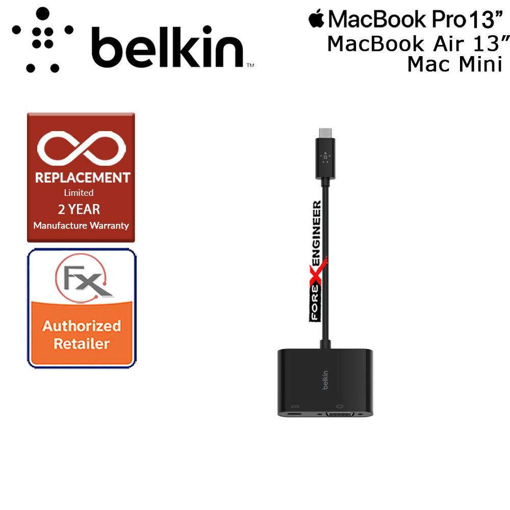 Belkin USB-C to VGA + Charge Adapter 60W PD ( Barcode : 745883799046 )