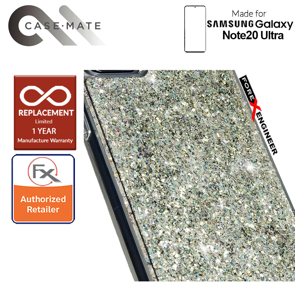 [RACKV2_CLEARANCE] Case Mate Twinkle for Samsung Galaxy Note 20 Ultra 5G 2020 - with Micropel antimicrobial protection ( Stardust ) ( Barcode : 846127195294 )