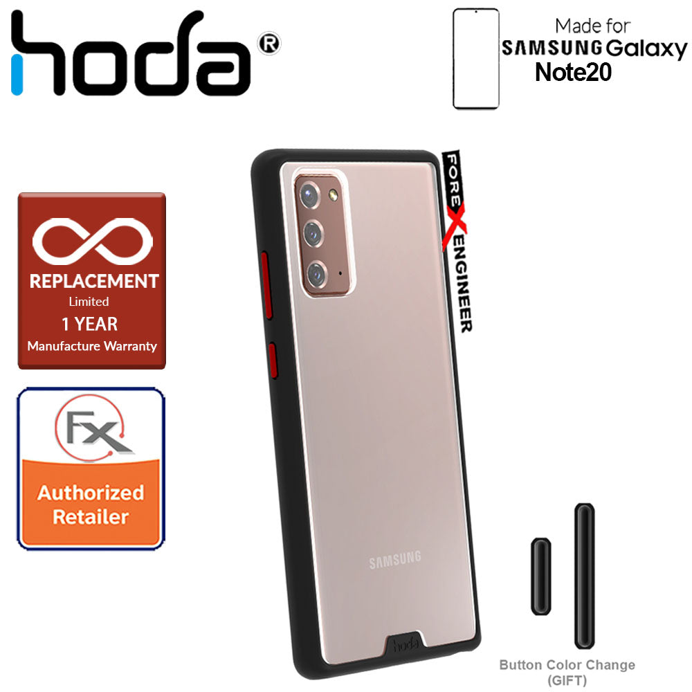 Hoda Rough Military Case for Samsung Galaxy Note 20 - Military Drop Protection ( Black ) ( Barcode: 4713381517864 )