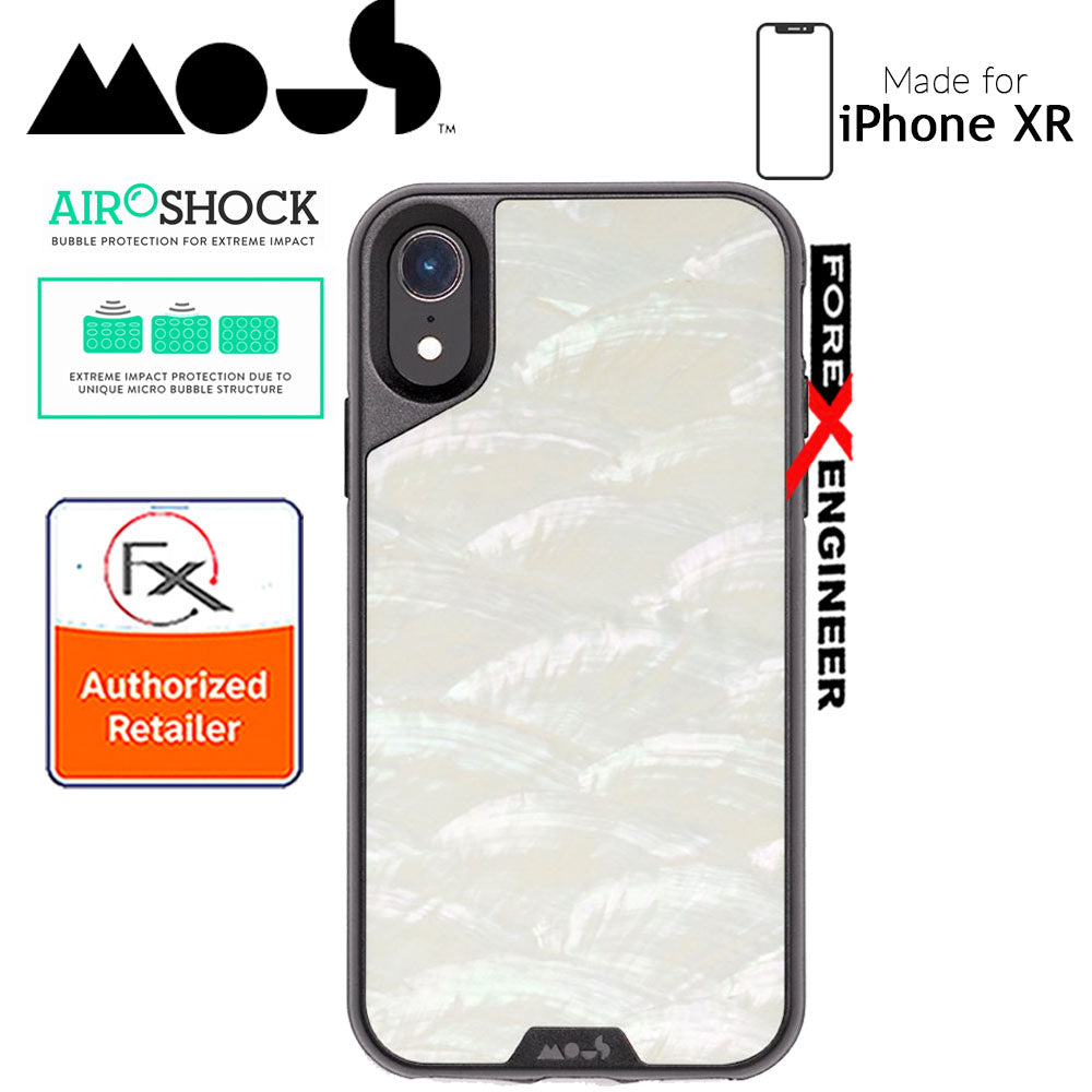 MOUS LIMITLESS 2.0 Case for iPhone XR - AiroShock extremely shockproof protective - White Shell