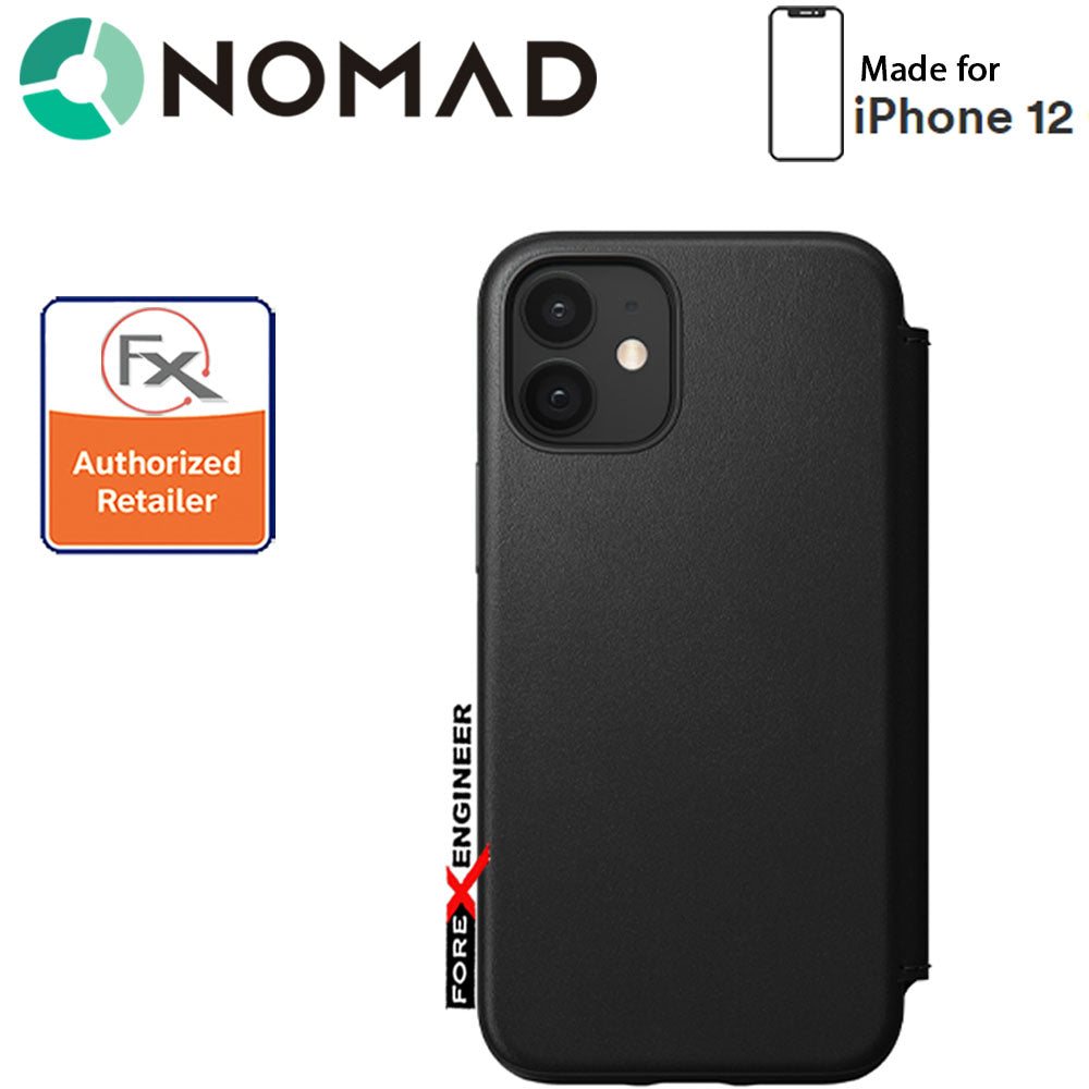 Nomad Rugged Folio Case for iPhone 12 Mini 5G 5.4" - Black ( Barcode : 856500019116)