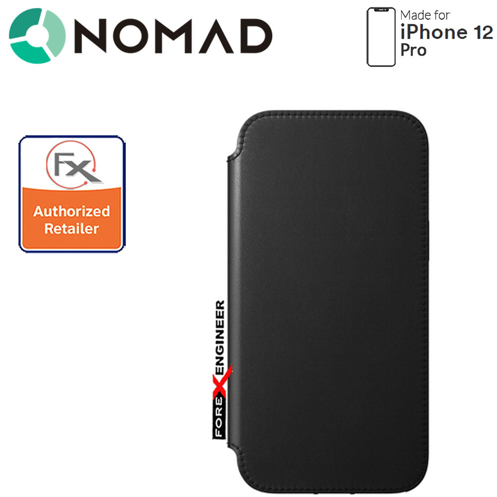 Nomad Rugged Folio Case for iPhone 12 Pro - Black ( Barcode : 856500019130 )