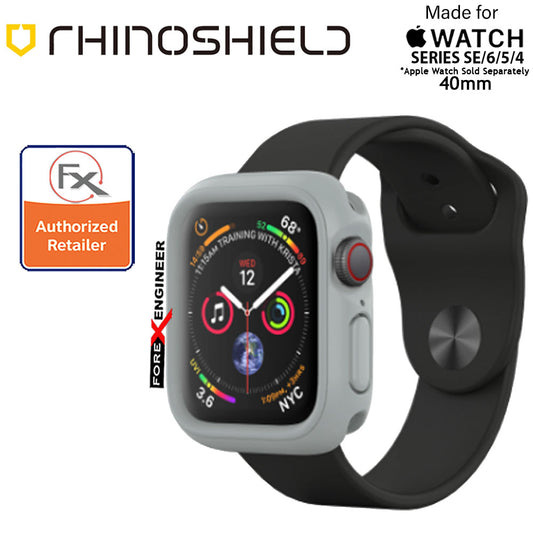 Rhinoshield CrashGuard NX- Apple Watch 40mm (Series 4-5-6-SE) | Platinum Grey  ( Barcode : 4710227238792 )