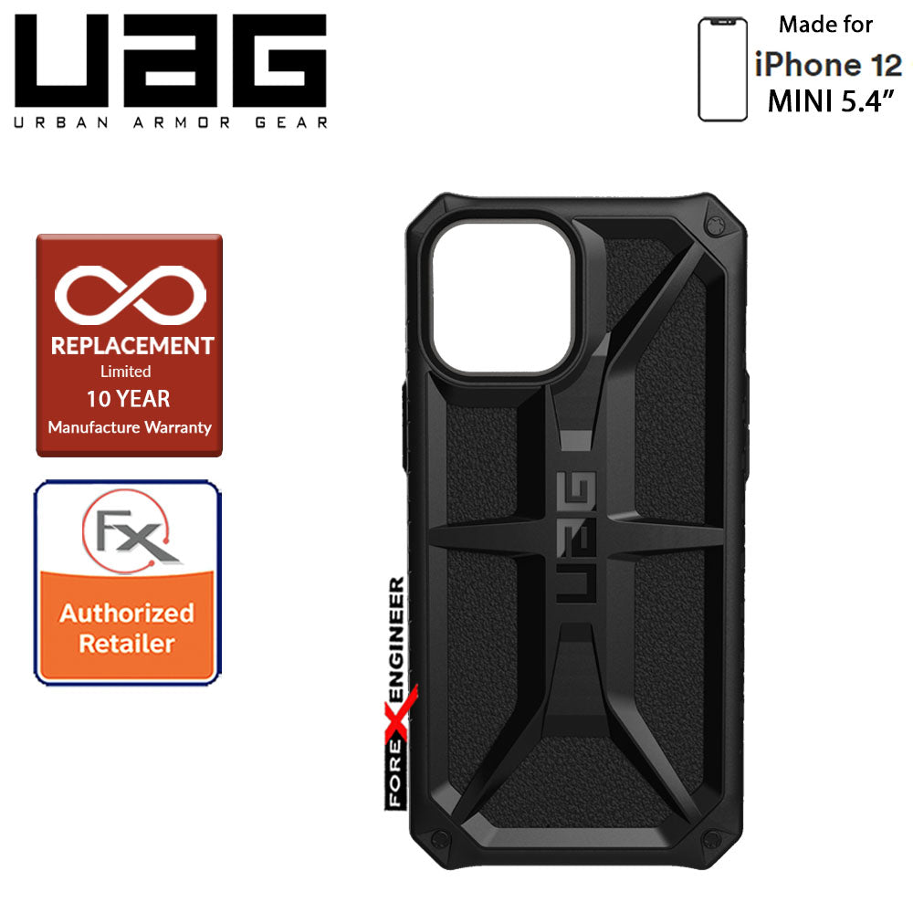 UAG Monarch for iPhone 12 Mini 5G 5.4" - Rugged Military Drop Tested ( Black ) - ( Barcode : 812451035940 )