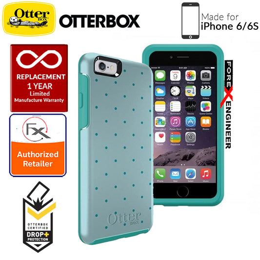 OtterBox Symmetry Series for iPhone 6s - 6 - Aqua Dot II