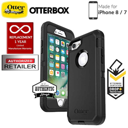 OtterBox Defender Series for iPhone 8 - 7 - Black - Forexengineer-malaysia