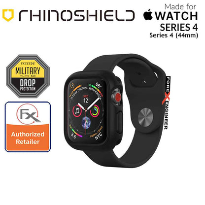 Rhinoshield CrashGuard NX- Apple Watch 44mm (Series 4 - 5 - 6 - SE )  | Black - Forexengineer-malaysia