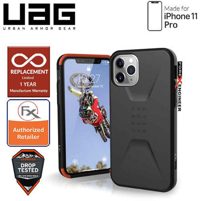 UAG Civilian for iPhone 11 Pro - Black