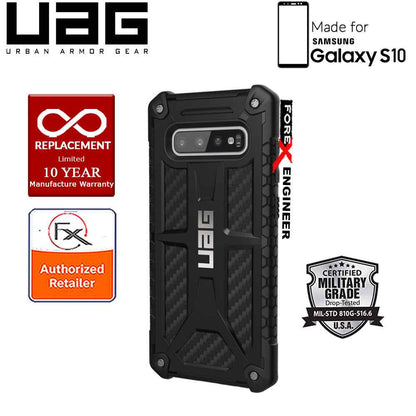 UAG Monarch for Samsung Galaxy S10 - Rugged Military Drop Tested - Carbon Fiber - Forexengineer-malaysia