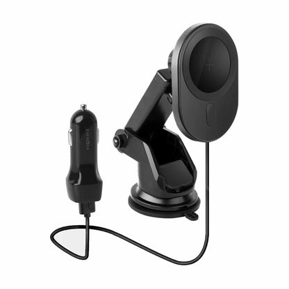 Energea MagDisc Drive Wireless Charging Magnetic Car Mount - Magsafe Compatible - Gunmetal (Barcode: 6957879424267 ) - Forexengineer -Malaysia- 6957879424267