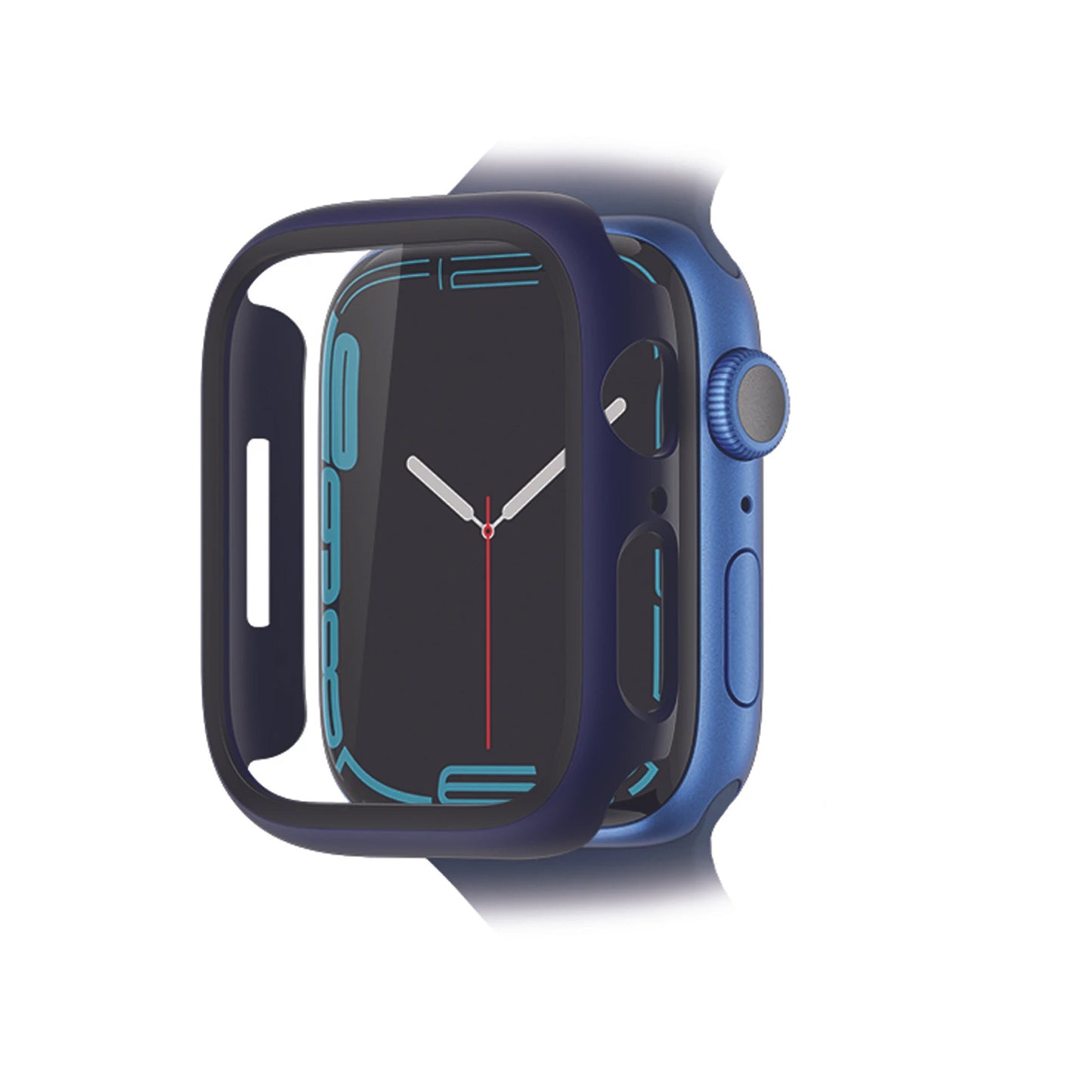 AMAZINGthing Marsix Case for Apple Watch Series 7 ( 45mm ) - Drop Proof - Dark Blue (Barcode: 4892878069663 )