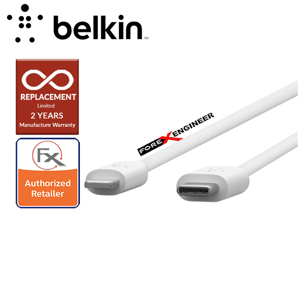 [RACKV2_CLEARANCE] Belkin BOOST↑CHARGE™ USB-C™ to Lightning Cable - 1.2m - White (Barcode : 745883775439 )