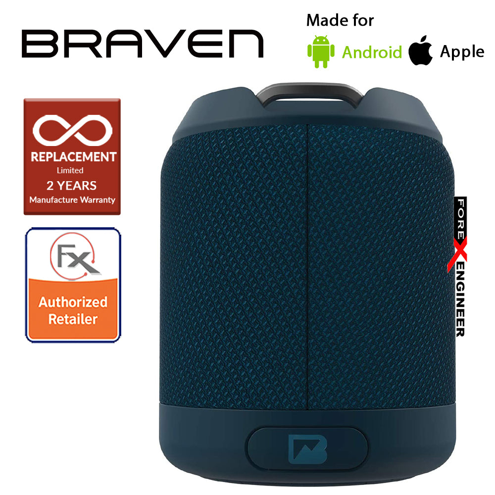 Braven BRV Mini Waterproof Wireless Speaker - Blue (Barcode: 848467098907)