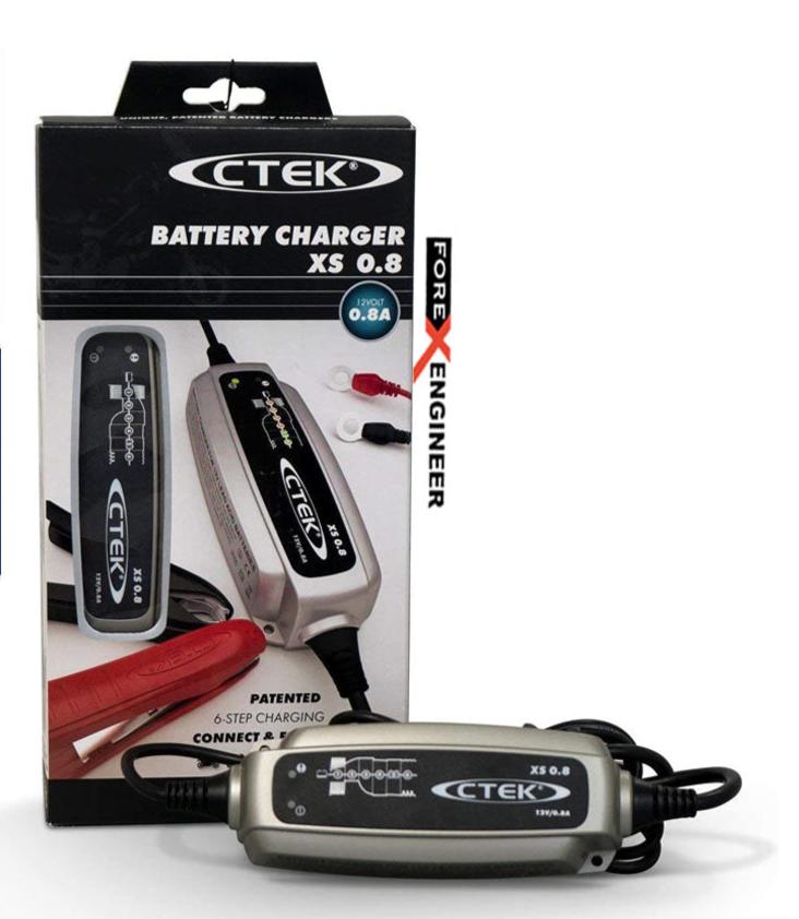 CTEK - XS 0.8 Smart Battery Charger with 5 Years Warranty