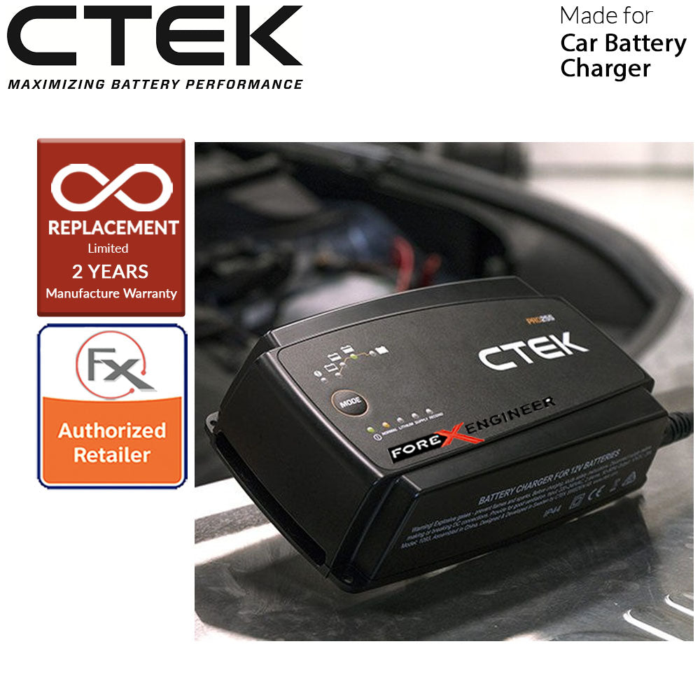 CTEK - PRO 25S Battery Charger and Power Supply 25A with 2 Years Warranty