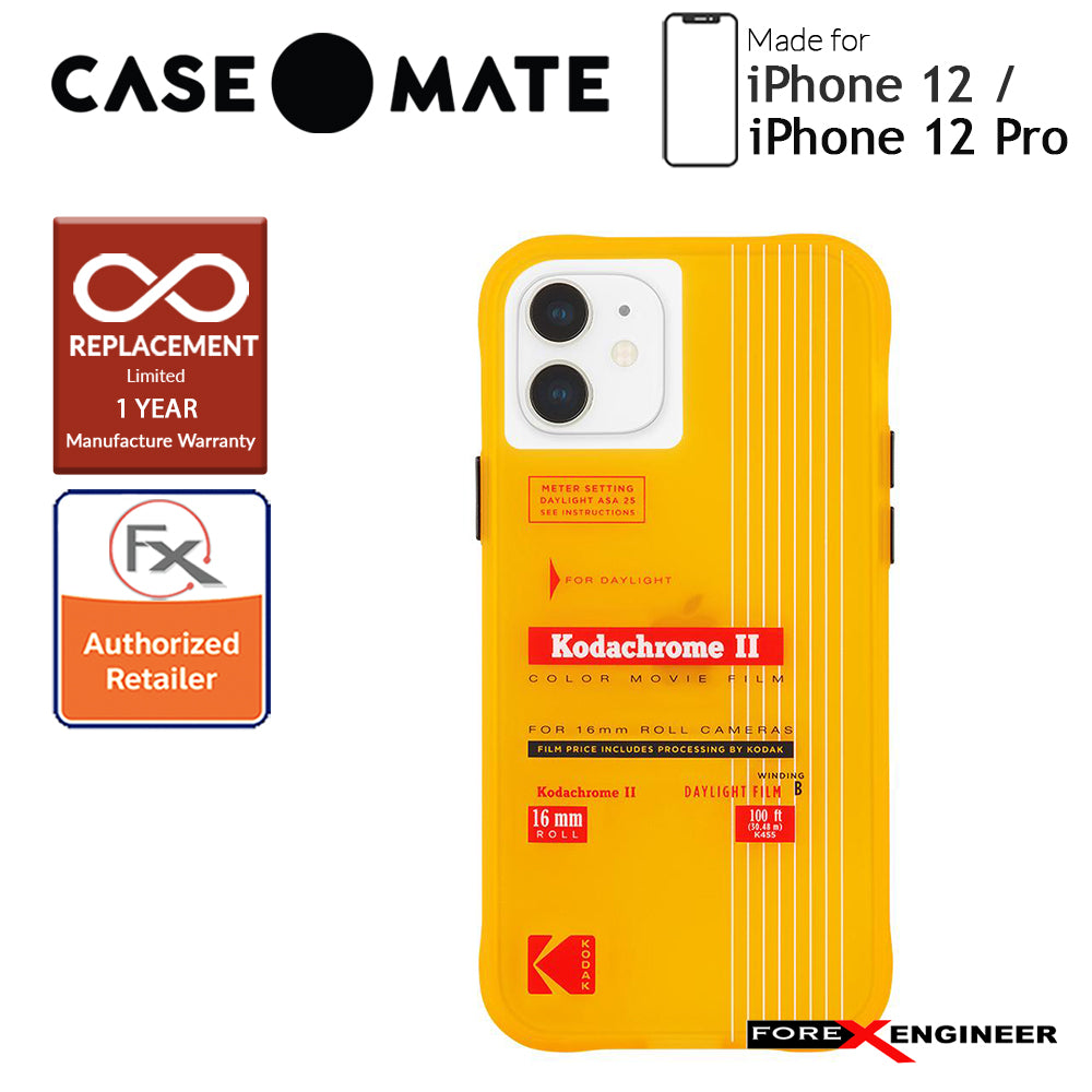 Case Mate KODAK for iPhone 12 - 12 Pro 5G 6.1" - Vintage Yellow (Barcode: 840171700428)