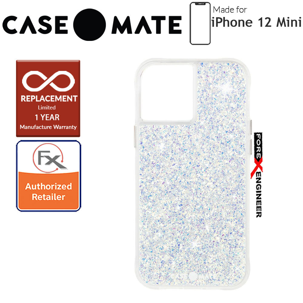 Case Mate Twinkle for iPhone 12 Mini 5G 5.4" - Stardust with MicroPel (Barcode: 846127196550)
