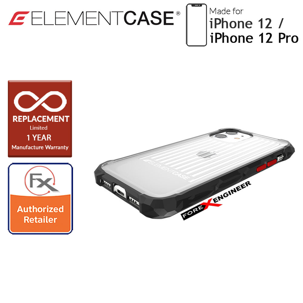[RACKV2_CLEARANCE] Element Case Special Ops for iPhone 12 - 12 Pro 5G 6.1" - Clear Colour (Barcode : 810046111383)
