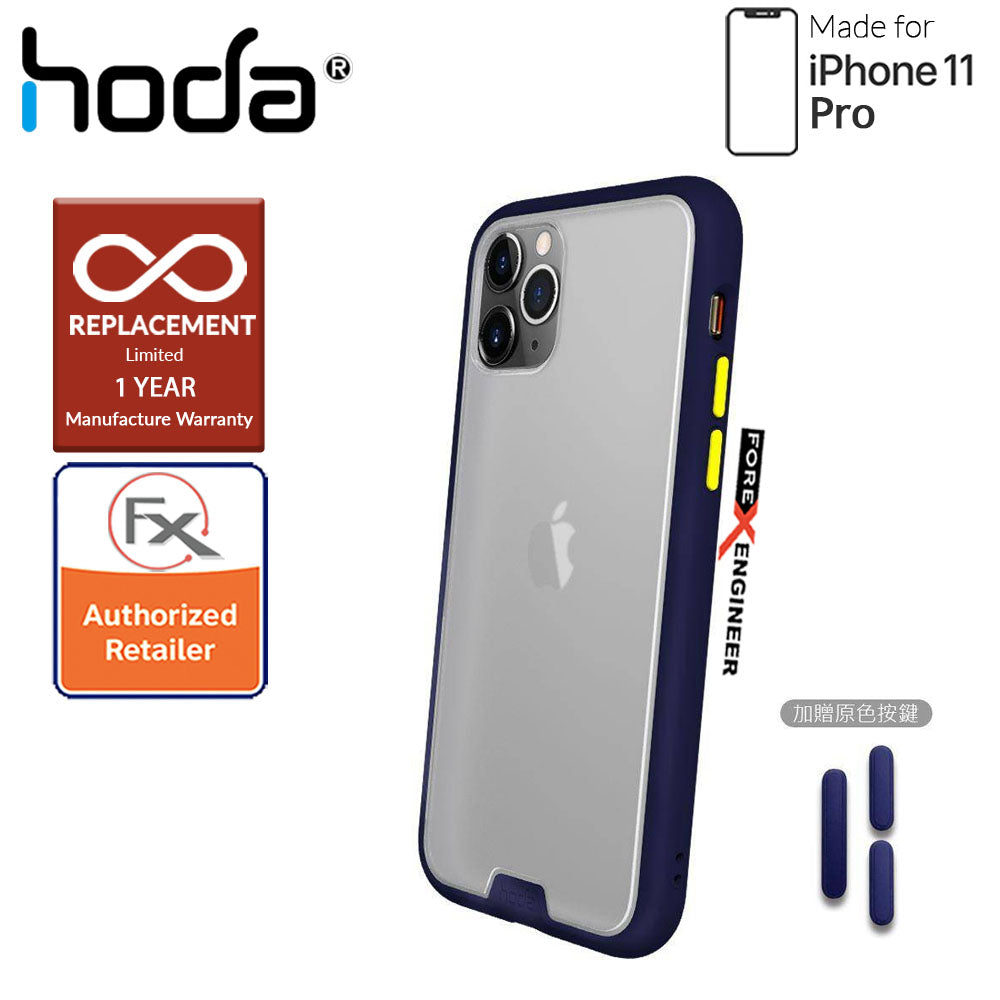 HODA ROUGH Military Case for iPhone 11 Pro - Military Drop Protection - Dark Blue Color ( Barcode: 4713381514818 )