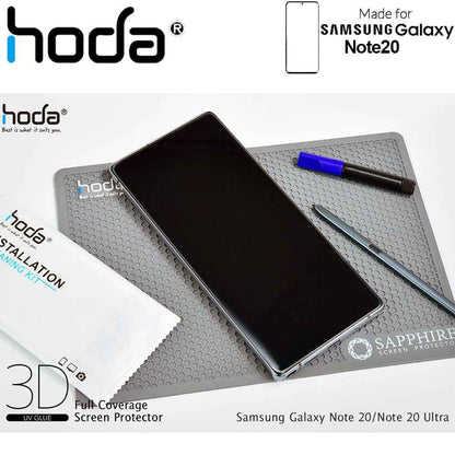 Hoda Screen Protector for Samsung Galaxy Note 20 - 3D Full UV Glue Tempered Glass ( Light INCLUDED) ( Barcode: 4713381517970+4713381516256 )