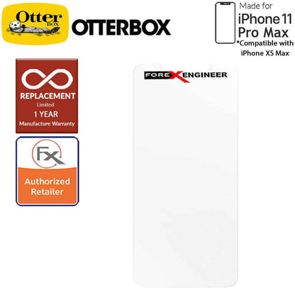 Otterbox Alpha Glass 2D Screen Protector for iPhone 11 Pro Max ( Compatible with iPhone Xs Max ) Tempered Glass with Resists Scratches and Shattering -  Clear Color ( Barcode : 660543512738 )