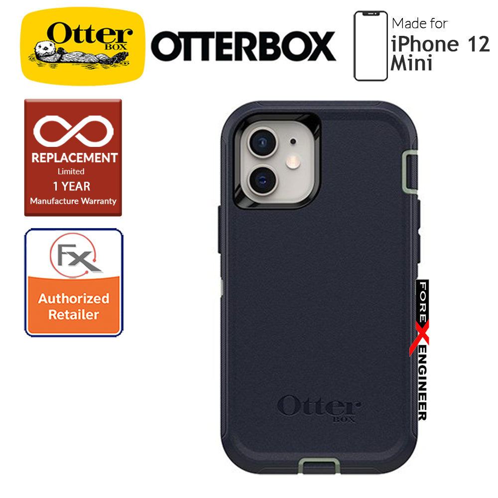 Otterbox Defender for iPhone 12 Mini 5G 5.4" - Varsity Blues (Barcode : 840104215166)