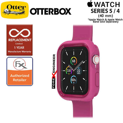Otterbox EXO EDGE for Apple Watch Series SE - 6 - 5 - 4 ( 40mm ) -  Beet Juice Pink Color ( Barcode : 660543525424 )