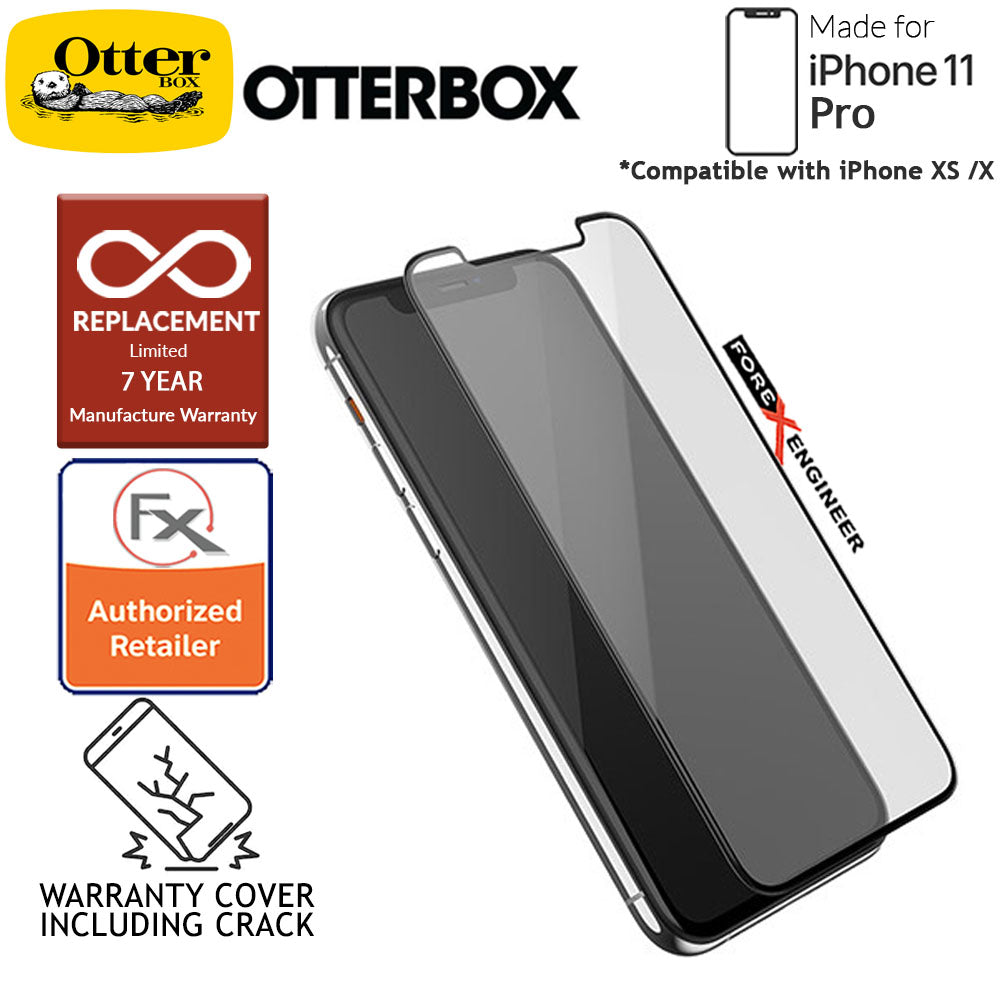 Otterbox Glass Amplify Edge 2 Edge for iPhone 11 Pro - iPhone X - iPhone XS - 2.5D Screen Protector - 7 Years Warranty