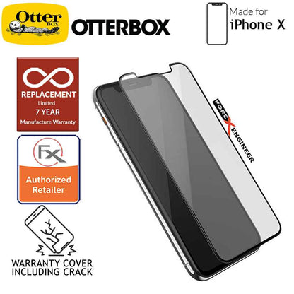 Otterbox Glass Amplify Edge 2 Edge for iPhone X - 2.5D Screen Protector - 7 Years Warranty