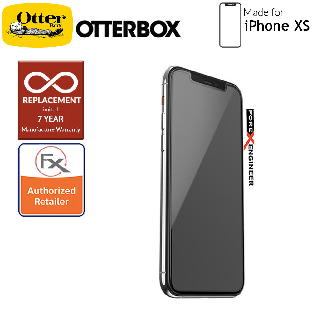 Otterbox Glass Amplify Edge 2 Edge for iPhone XS - 2.5D Screen Protector - 7 Years Warranty