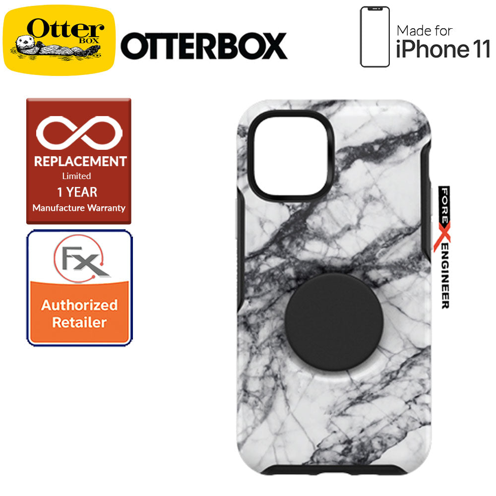 Otterbox OTTER + POP Symmetry for iPhone 11 - White Marble Color ( Barcode: 660543526889 )