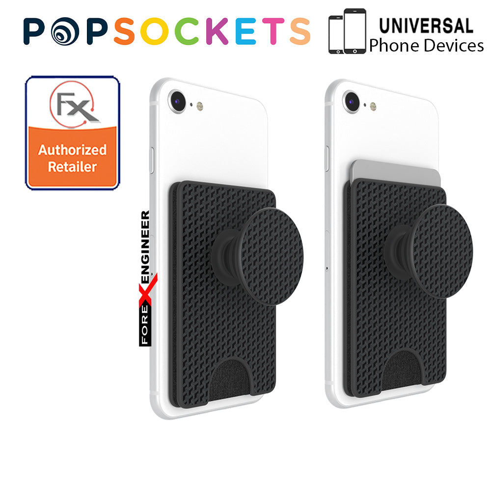 PopSockets PopWallet+ Premium - Black Carbon (Barcode: 842978160528)