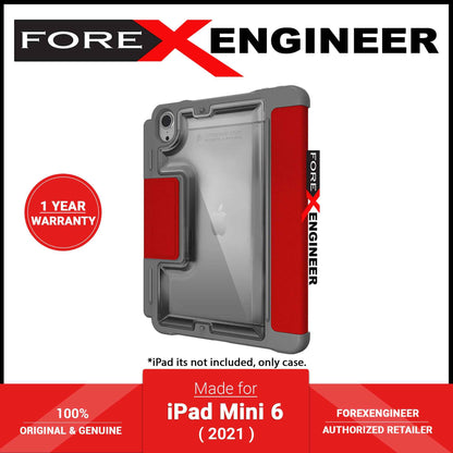 STM Dux Plus for iPad Mini 7th Gen ( 2024 ) / iPad Mini 6th Gen ( 2021 ) - Red (Barcode: 810046112274 )