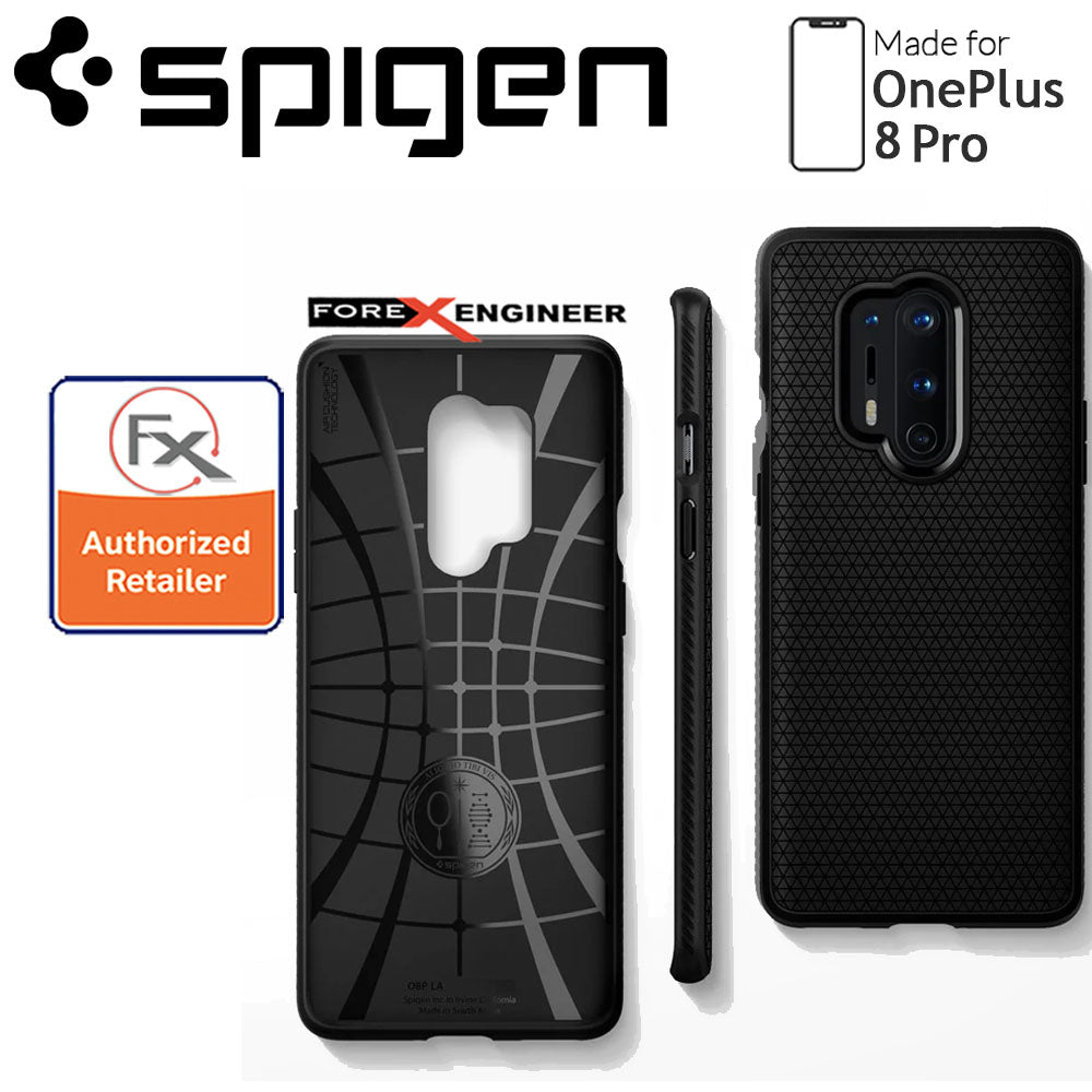 Spigen Liquid Air for OnePlus 8 Pro - Black Color ( Barcode : 8809685626961 )
