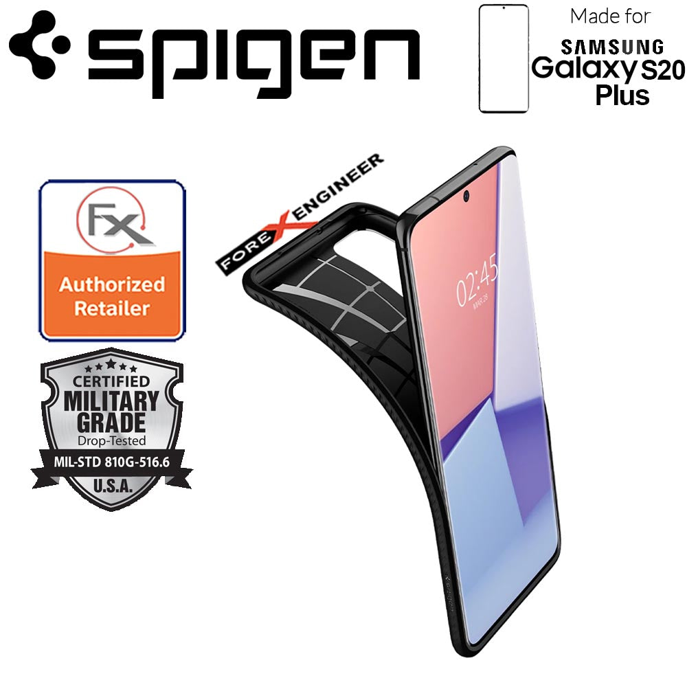 Spigen Liquid Air for Samsung Galaxy S20+ - S20 Plus 6.7" - Matte Black Color
