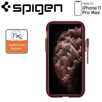 [RACKV2_CLEARANCE] Spigen Neo Hybrid for iPhone 11 Pro Max - Burgundy Color