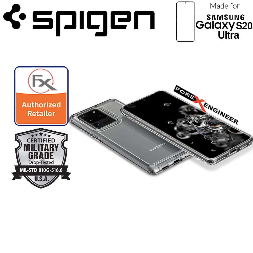 Spigen Ultra Hybrid for Samsung Galaxy S20 Ultra 6.9" - Crystal Clear Color