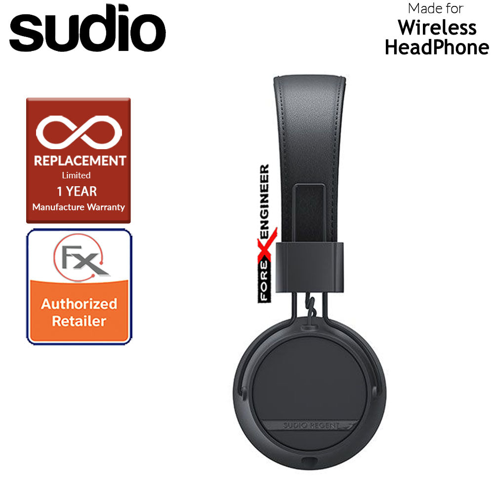 Sudio Regent 2 - Regent II Wirelss Headphone with Passive-Noise Isolation ( Black ) ( Barcode : 7350071388808 )