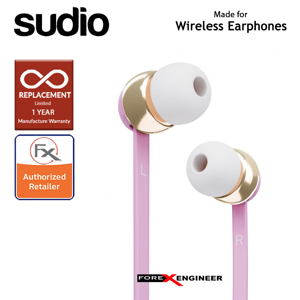 Sudio VASA BLÄ Bluetooth Earphones - Pink (Barcode : 7350071380543)