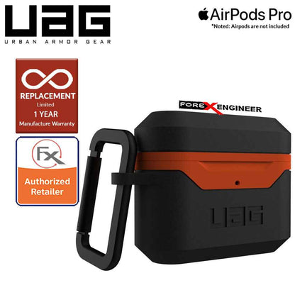 UAG Hardcase V2 for Airpods Pro  - Black-Orange (Barcode : 812451035483 )