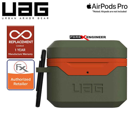UAG Hardcase V2 for Airpods Pro  - Olive-Orange (Barcode : 812451035506 )